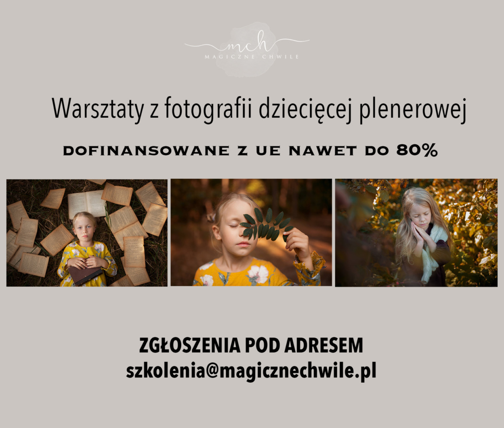 Szkolenia fotograficzne dofinansowane z UE