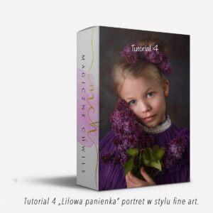 Tutorial „Lilowa panienka” portret w stylu fine art.